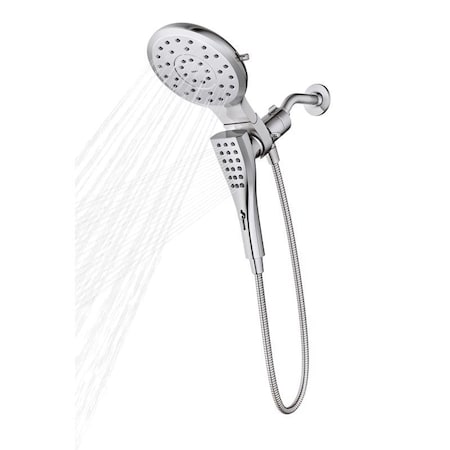Moen Moen Chrome Metal 8 settings Showerhead Combo 1.75 gpm 220C2EP